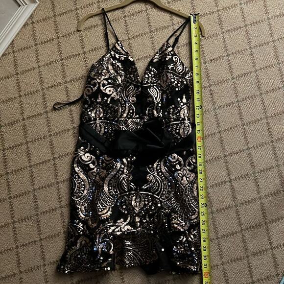 Angel Biba Romantics Sparkly Mini Dress size 8 - Picture 6 of 13